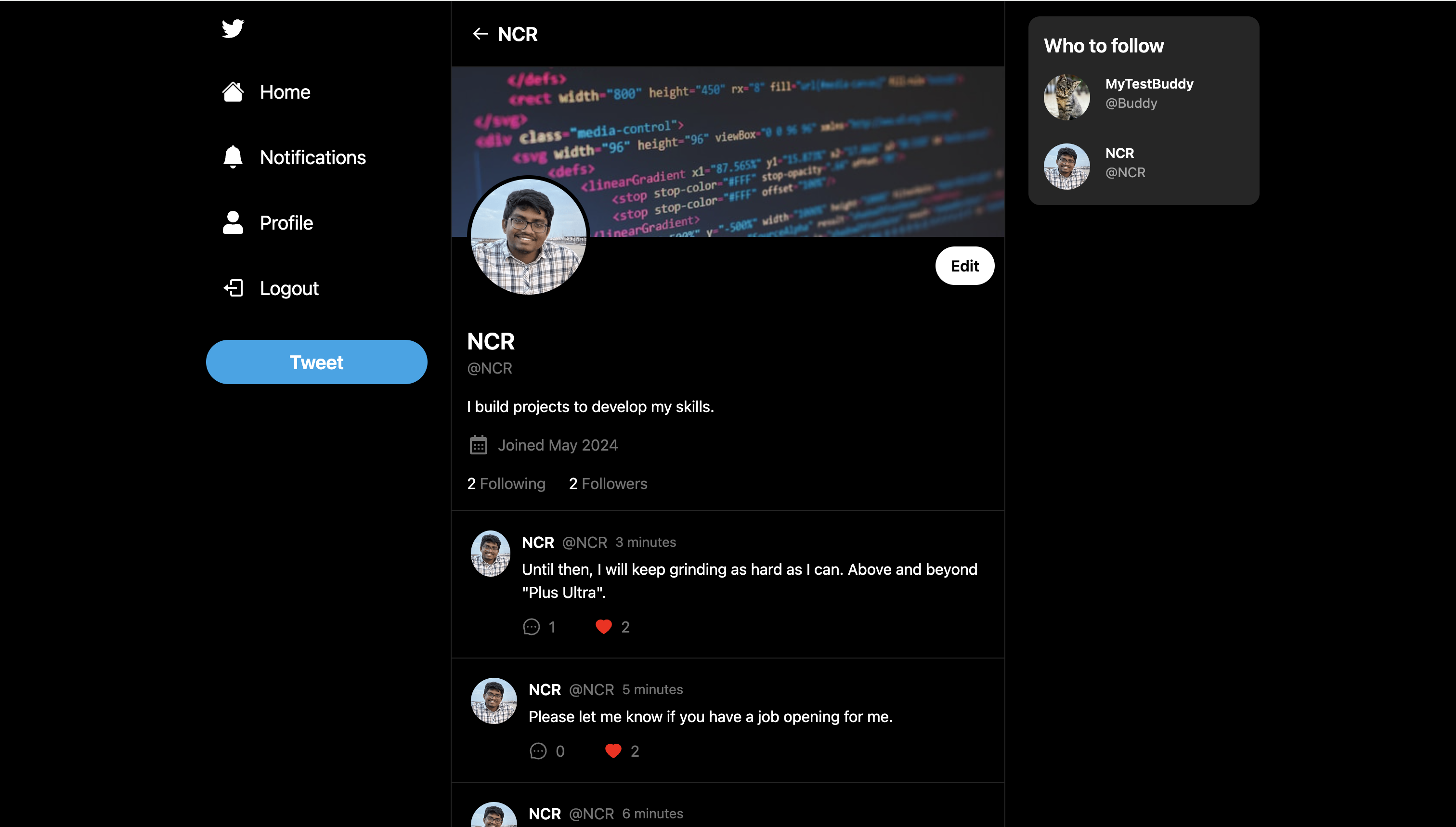 NCR Twitter screenshot 1